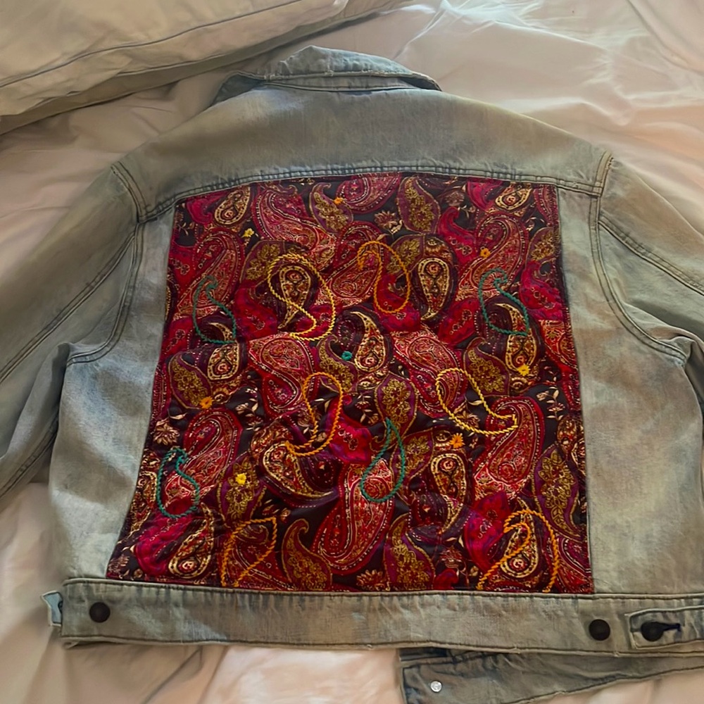 Like new free people denim jacket